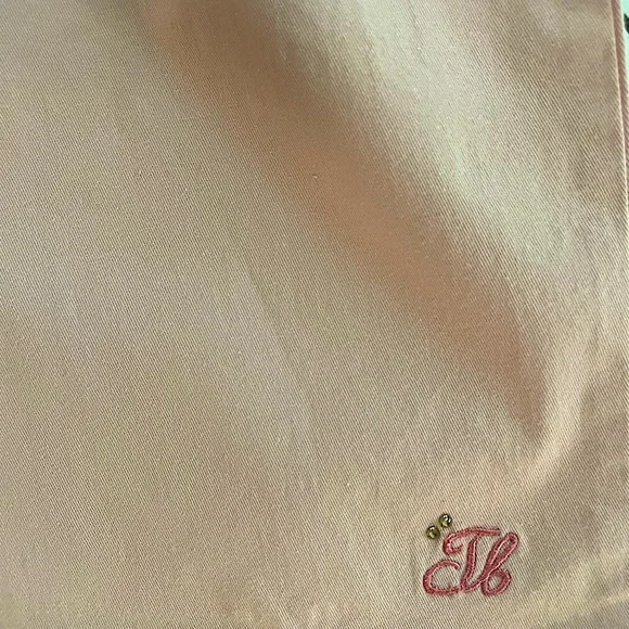 Cute Little Girl’s Peach Twill Paperbag Pants (Sz 5-6) - Picture 8 of 10